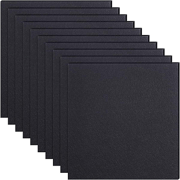 Non Woven Felt Fabric, for DIY Crafts Sewing Accessories, Black, 28x21.5x0.1cm