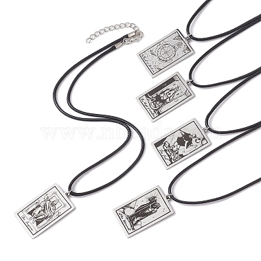 Tarot Imitation Leather Necklaces
