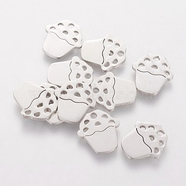 Stainless Steel Color Food Stainless Steel Charms