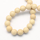 Natural Fossil Round Beads Strands(G-S171-10mm)-2