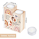 SUPERDANT Memorial Series Wooden Candle Holder and Candles Set(AJEW-SD0001-15E)-2