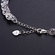 Sterling Silver Chain Bracelets(BJEW-E278-06S)-5