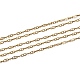 304 Stainless Steel Mariner Link Chain Necklaces(X-NJEW-P226-03G-05)-2