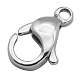 304 Stainless Steel Lobster Claw Clasps(STAS-AB17)-1