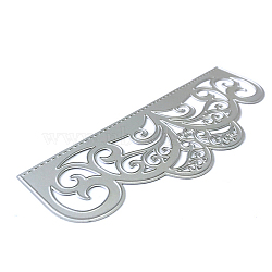 Carbon Steel Cutting Dies Stencils, for DIY Scrapbooking/Photo Album, Decorative Embossing DIY Paper Card, Matte Platinum Color, 151x56x0.8mm(DIY-M011-04)