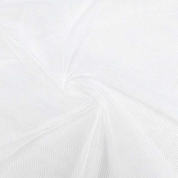 WADORN 1 Sheet Polyester Mesh Fabric, for Handbags, Suitcases, Toys Cloth, White, 59-7/8 inch(1520mm)