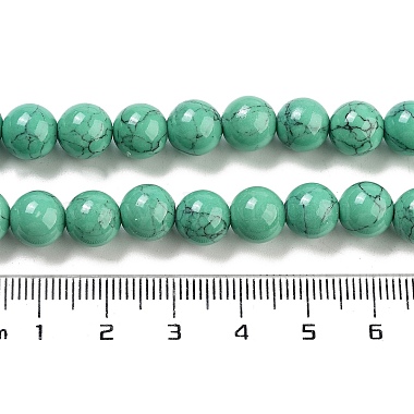 Synthetic Turquoise Beads Strands(TURQ-H038-8mm-XXS11)-4