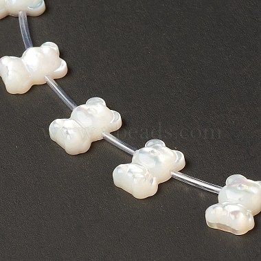 Natural White Shell Mother of Pearl Shell Beads(BSHE-B005-06)-3