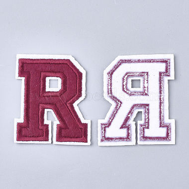 Computerized Embroidery Cloth Iron On Patches(FIND-T030-064-R)-2