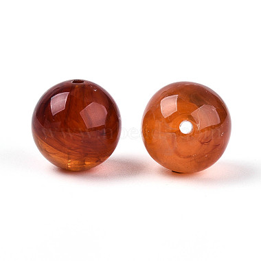 Round Acrylic Imitation Gemstone Beads(X-OACR-R029-16mm-15A)-2