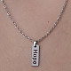 201 Stainless Steel Word Hope Pendant Necklace(NJEW-OY001-48)-1