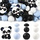 40pcs 10&nbsp;styles de perles de silicone(SIL-FS0001-27A)-1