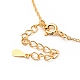 925 lapin en argent sterling avec collier pendentif coeur avec zircone cubique transparente pour femme(NJEW-E034-01G)-4