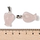 Natural Rose Quartz Pendants(G-B127-10P-14)-4