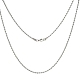 304 Stainless Steel Necklaces Unisex Rope Chain Necklaces(NJEW-507L-10)-1