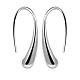 Silver Color Plated Brass Dangle Earrings(EJEW-BB11917)-1