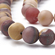 Chapelets de perles en mokaite naturel(G-T106-157)-2