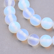 Opalite Beads Strands, Round, 6~6.5mm, Hole: 1mm, about 63pcs/strand, 14.7 inch(X-G-Q462-6mm-31)