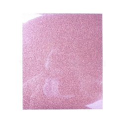 A4 Glitter Vinyl Transfer Film, For T-shirt Garment, Pink, 29.7x21x0.02cm(DIY-WH0148-46G)