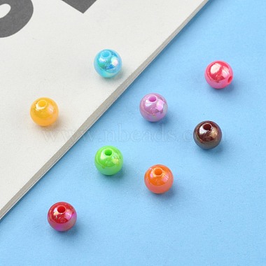 Opaque Acrylic Beads(X-PL424)-6