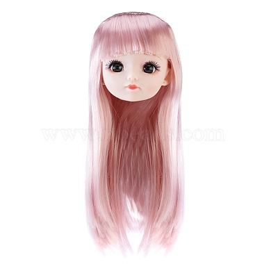 Pink Plastic Doll Head