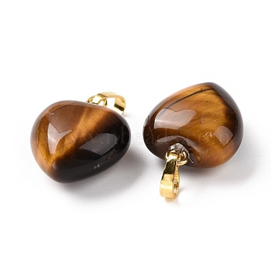 Natural Tiger Eye Pendants(G-I311-A07-G)-2