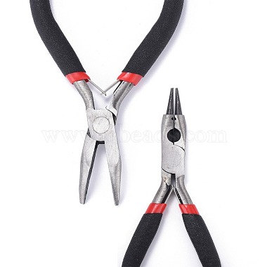 Carbon Steel Bent Nose Jewelry Plier for Jewelry Making Supplies(P021Y)-3