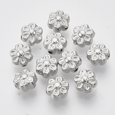 8mm Flower Plastic Beads