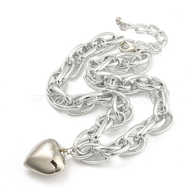 collier pendentif coeur(NJEW-K261-03P)-3