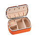 Коробка для хранения ювелирных изделий из искусственной кожи(LBOX-TAC0001-01B)-1