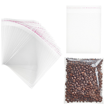 OPP Cellophane Packaging Bags, Rectangle, Clear, 18x12.9cm, Thickness: 0.05mm, 100pcs/bag