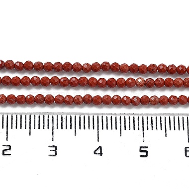 Chapelets de perles en jaspe rouge naturel(G-J002-22)-4