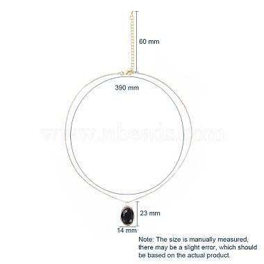 Glass Pendant Necklaces(NJEW-JN02586-02)-5