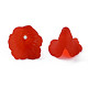 Transparent Acrylic Bead Caps(PL551-C12)-2