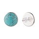 Gemstone Dome/Half Round Stud Earrings for Women(EJEW-JE04801)-7