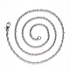 Non-Tarnish 304 Stainless Steel Cable Chain Necklace(NJEW-S420-007C-P)-2