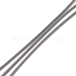 Tiger Tail Wire, 304 Stainless Steel Wire, Coated Plastic, Stainless Steel Color, 12 Gauge, 2mm(TWIR-WH0006-01)
