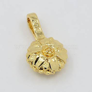 Real 18K Gold Plated Brass Buddhist Pendants(KK-K090-06G)-2