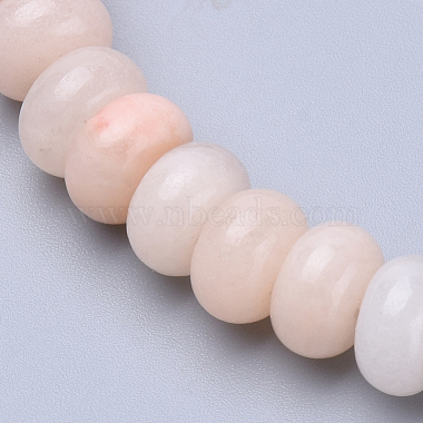 Natural Pink Aventurine Beaded Stretch Bracelets(BJEW-S127-14)-2