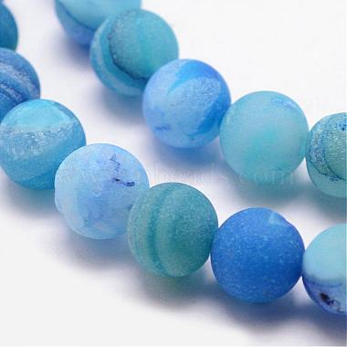 Natural Druzy Geode Agate Bead Strands(G-K166-09-14mm-06)-3