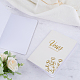 Imitation Leather Wedding Guestbooks Notepad with Gold Foil(AJEW-WH0348-157)-4