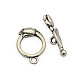 Brass Ring Toggle Clasps(KK-J185-33AS-NF)-1