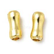 Rack Plating Brass Beads, Long-Lasting Plated, Lead Free & Cadmium Free, Bone, Golden, 6x2.5mm, Hole: 0.2mm(KK-Q019-15B-G)