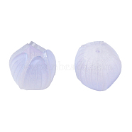 Plastic Beads, Flower, Lilac, 13x13x12mm, Hole: 1.2mm(KY-N015-198D)