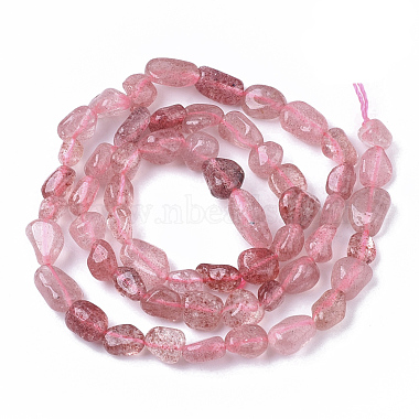 Natural Red Strawberry Quartz Beads Strands(G-S363-048B)-2