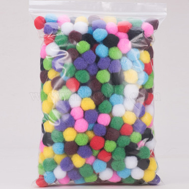 20mm multicolor сортированные pom poms шарики около 500pcs для украшения куклы ремесла diy(AJEW-PH0001-20mm-M)-7