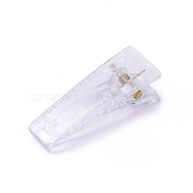 透明なプラスチックワニのヘアクリップ(PHAR-F016-02)-3