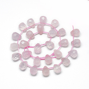 Natural Rose Quartz Beads Strands(G-R435-15H)-2