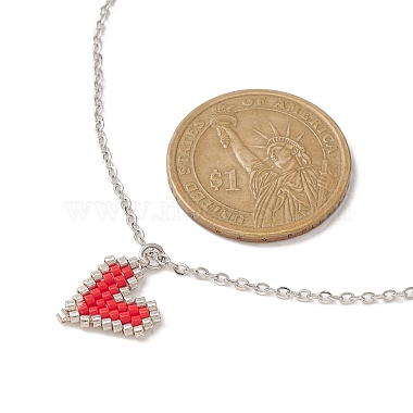 Glass Seed Heart Pendant Necklaces(NJEW-MZ00020-01)-3