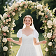 Polyester Mesh Shoulder Sleeves for Bride(AJEW-WH0596-885A)-4